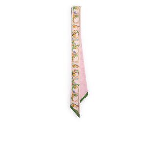 Gucci Women Gg Jacquard Silk Twill Printed Ribbon